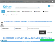 Tablet Screenshot of efinox.com